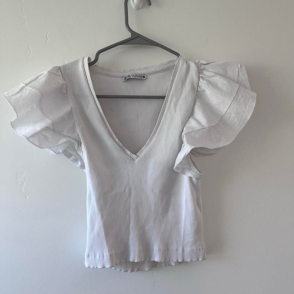Zara Women's White Blouse